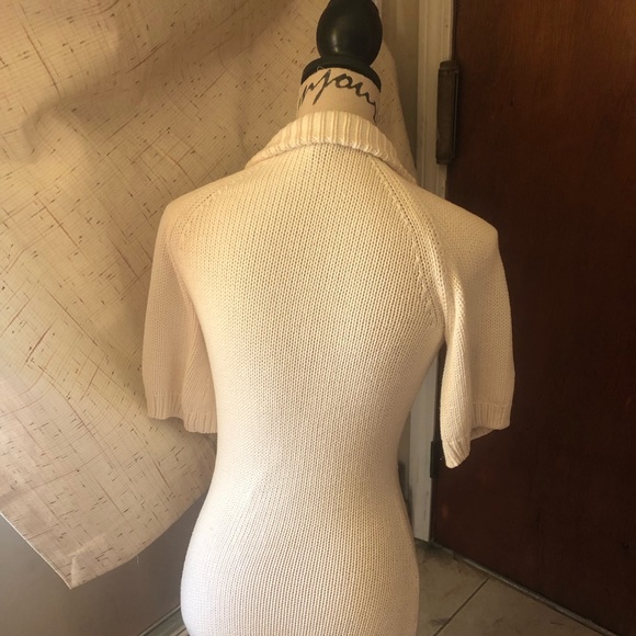 “Like, Love” Sweater Dress SZ Small cream Color SS Cotton blend Knit, Warm! - Picture 6 of 12